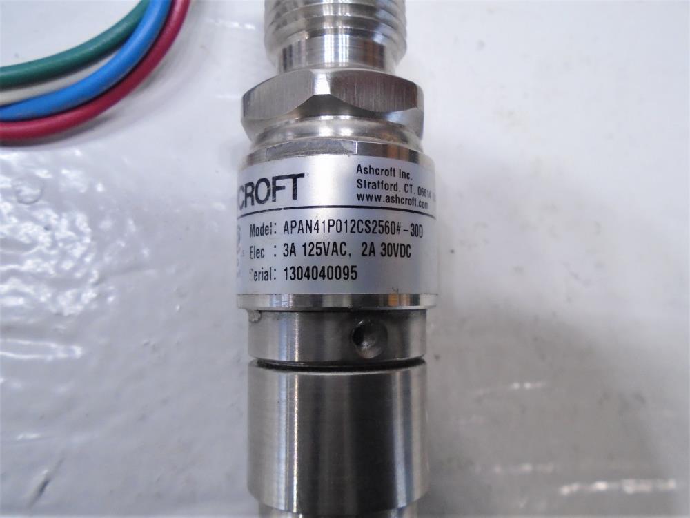 Ashcroft ASeries 60 PSI Pressure Switch APAN41P012CS256030D, Single SPDT